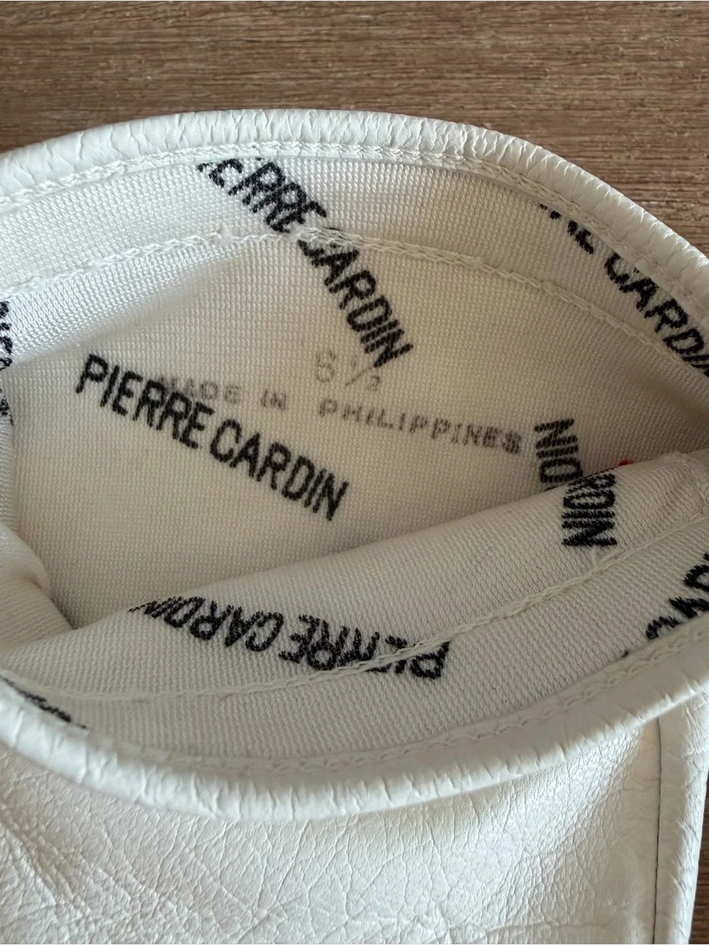 Vintage Pierre Cardin Ivory Leather Women's Gloves